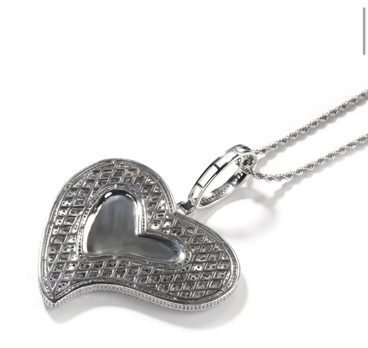 Heart photo pendant