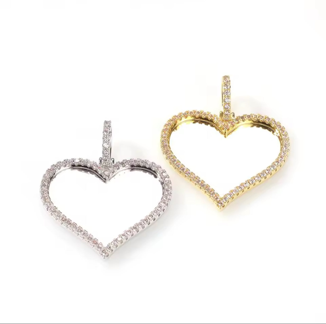 Heart custom photo pendant