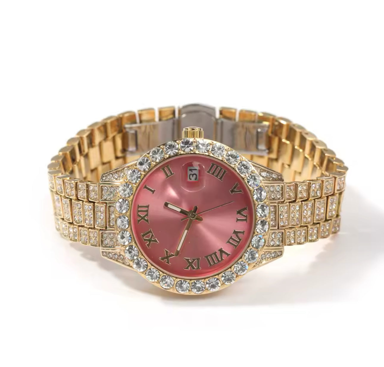 Iced out watch