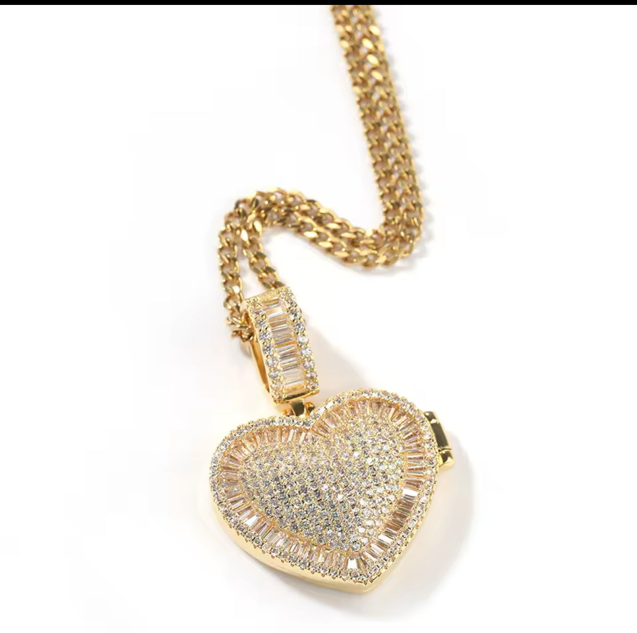 Custom locket photo pendant