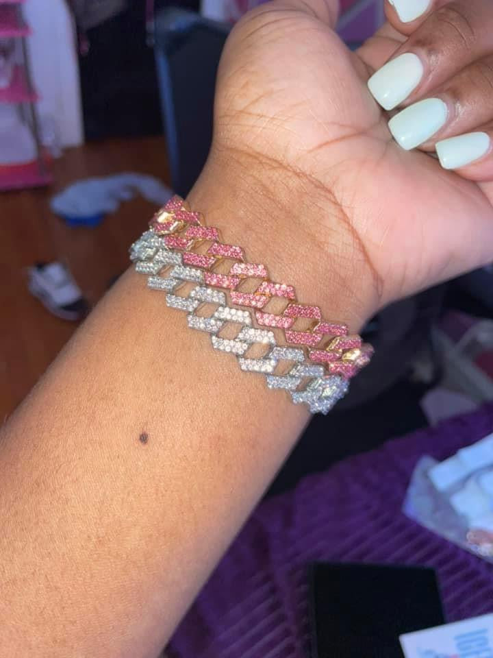Cuban adjustable bracelet